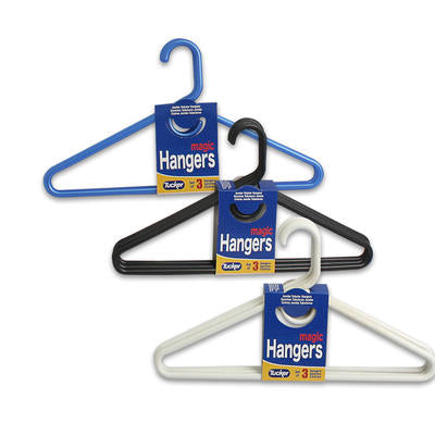 3pk adult tubular hanger set - 3 astd. -- 60 per case