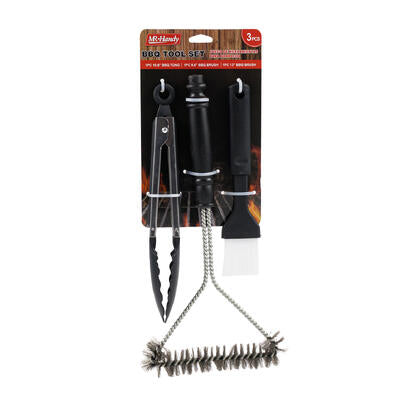 bbq tool set 3pc stainless ste -- 12 per case