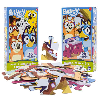 puzzle 18 24pc bluey 2ast -- 6 per case