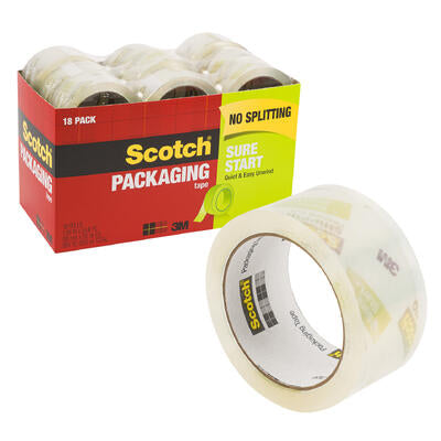 packing tape 54.6 yrd scotch s -- 18 per box