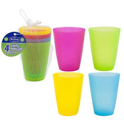 plastic cup set 4pc 8.45oz 250 -- 36 per case