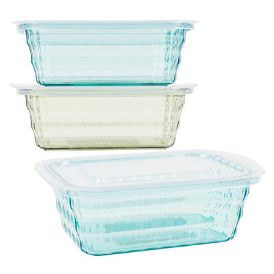 food container 11oz 330ml rect -- 24 per case