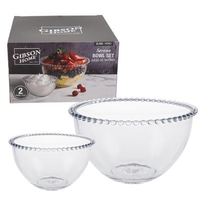 bowl set 2pc8 5.3 glass -- 2 per case