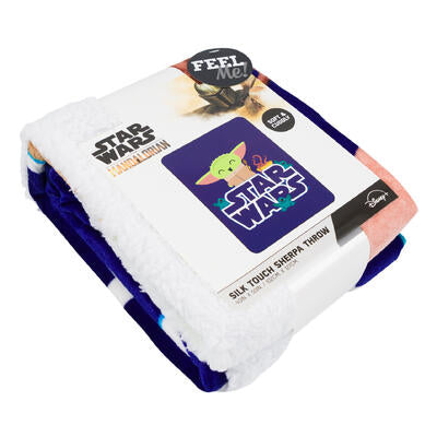 starwars mandalorian sherpa throw -- 6 per case