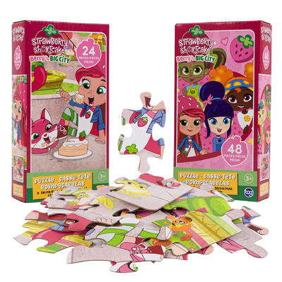 puzzle 24 48pc strawberry sh -- 6 per case