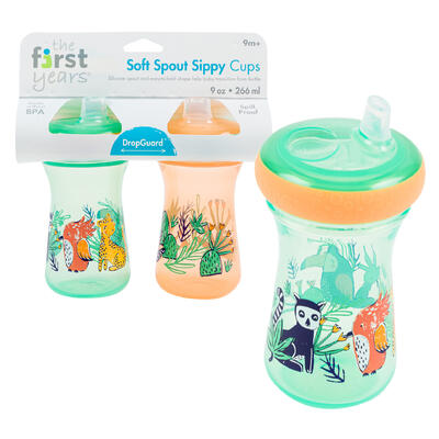 sippy cup 2pk9oz tropical bota -- 2 per box