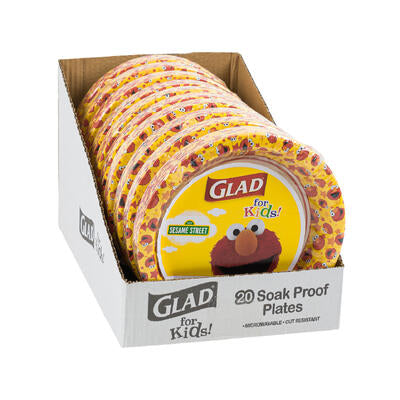 paper plate set 20pc 8.5 sesam -- 10 per case