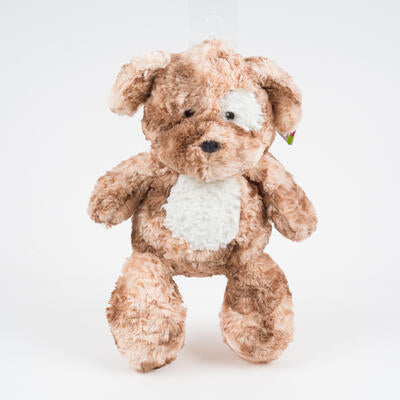 plush 12 dog rocky brown -- 12 per case