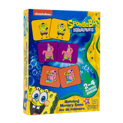 game memory match spongebob -- 6 per case