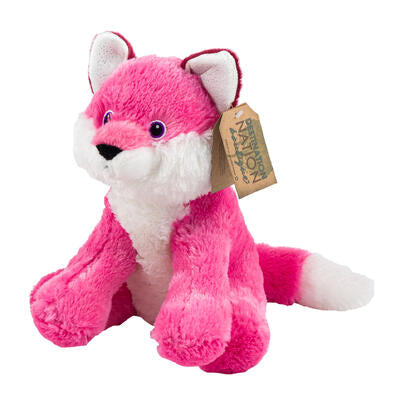 plush 12 fox pink -- 12 per case