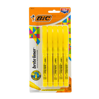 marker highlighters 5ct mix bi -- 144 per case