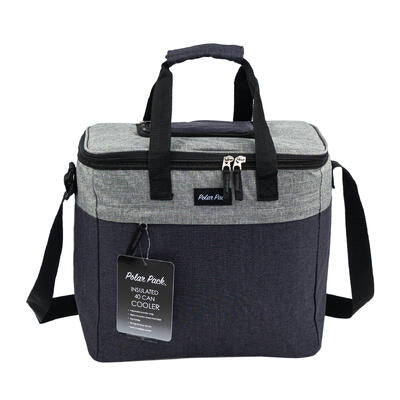 cooler tote 40can charcoal -- 24 per case