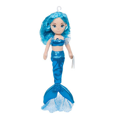 plush 14 crystal sparkles aqua -- 12 per case