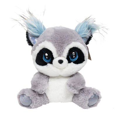 plush 10 rosette raccoon -- 12 per case