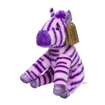 plush 12 purple zebra -- 12 per case
