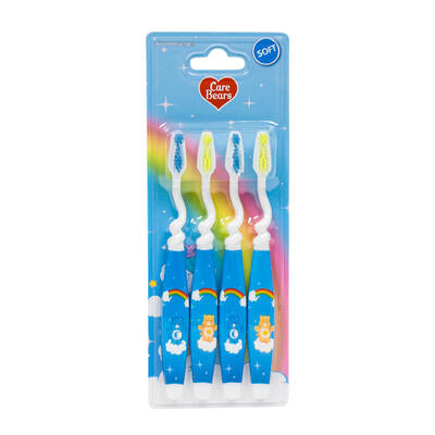 toothbrush 4pk blue care bear -- 24 per case