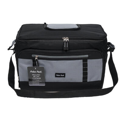 cooler tote 48can blk charcoal -- 24 per case