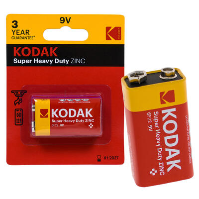 battery 9v 1pkkodak s hvy duty -- 48 per case