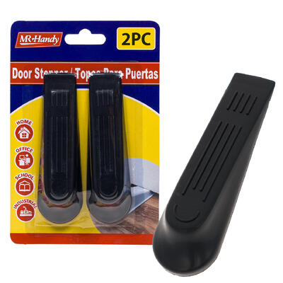 door stopper set 2pc plastic -- 48 per case