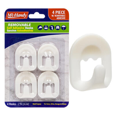 hook set 4pc self-adhesive rem -- 48 per case
