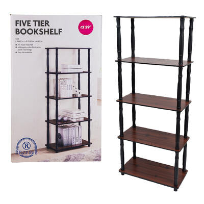 bookshelf 23.62x11.61 5tier ma -- 1 per case