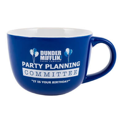 soup mug 24oz the office party -- 12 per case