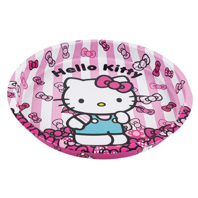 serving tray rnd 12.25 d hello -- 12 per case