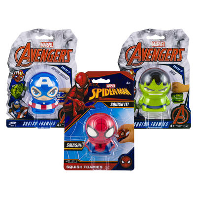 toy 1pcavengers squish foamies -- 24 per box