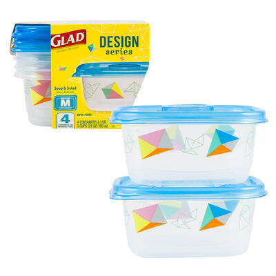 food container set 4pk 24oz me -- 6 per case