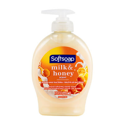 hand soap 7.5oz soft soap milk -- 6 per case