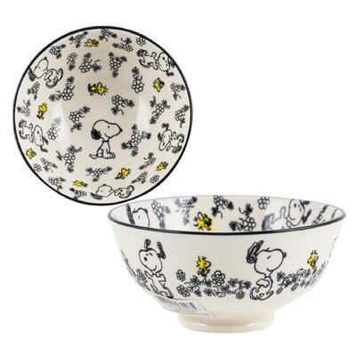 bowl 5 peanuts floral -- 8 per box