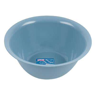 sterilite plastic bowl- 6qt- blue wash -- 12 per case