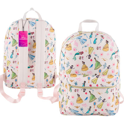 backpack 16 pu dis princess wh -- 12 per case