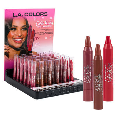 lip color balm 6 asstd la c -- 36 per case
