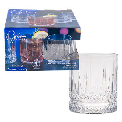 glass set 4pc13oziceberg clea -- 4 per case