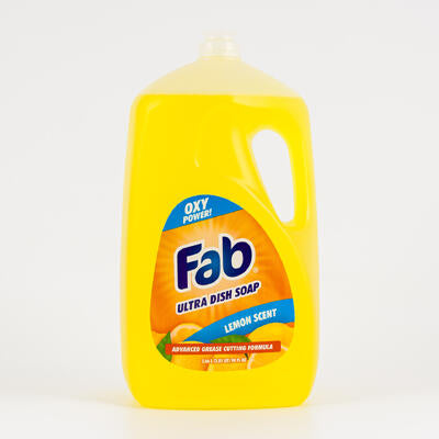 dish soap 90oz fab ultra lemon -- 6 per case