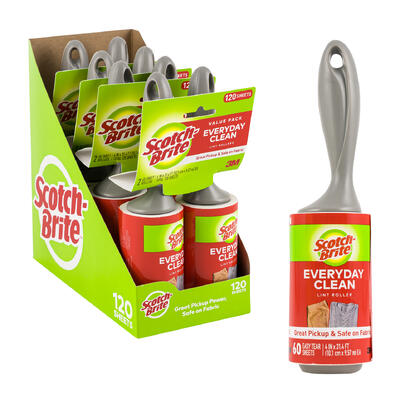 lint roller 2pk 4 x31 scotch -- 4 per case