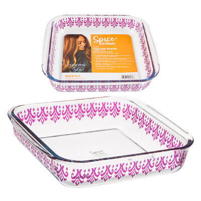 bakeware 1.8qt sq glass -- 4 per case