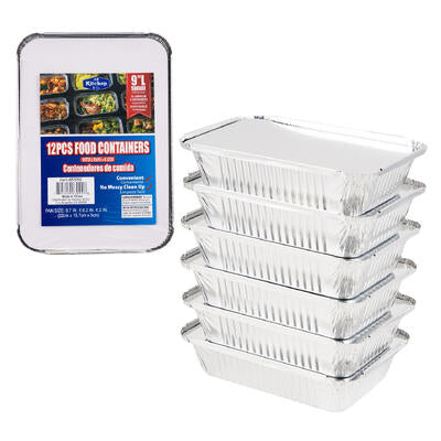 food container 6pk rec tw lid f -- 12 per case