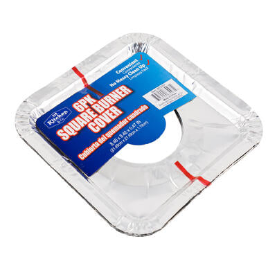 burner liner 6pk sqr foil -- 48 per case