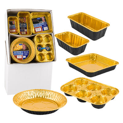 bakeware foil.5assorted dsply -- 150 per case