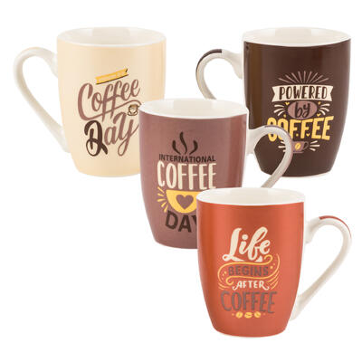 mug 13oz coffee lovers 4ast -- 12 per box