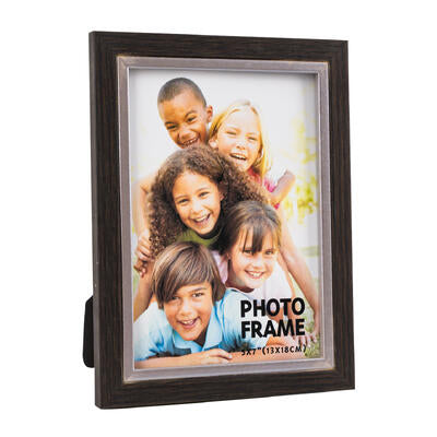 photo frame 5x7 brow nwsilver-m -- 48 per case