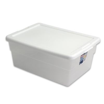 sterilite storage box w lid - 16qt -- 12 per case