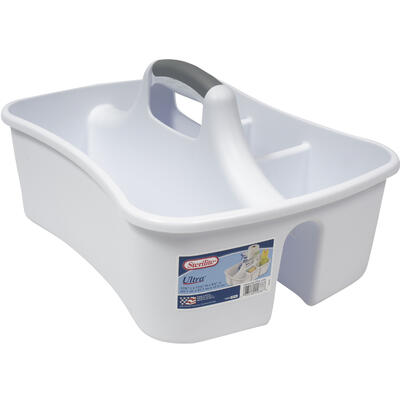 sterilite 4- slot caddy - white -- 6 per case