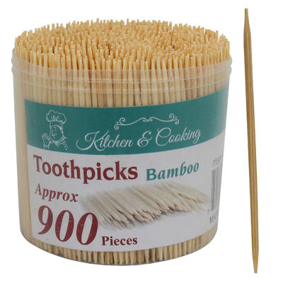 natural bamboo toothpick 900ct -- 48 per case