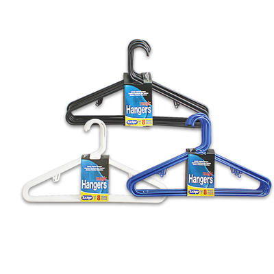 imperial plastics tubular hanger 8-pack - asst -- 36 per case