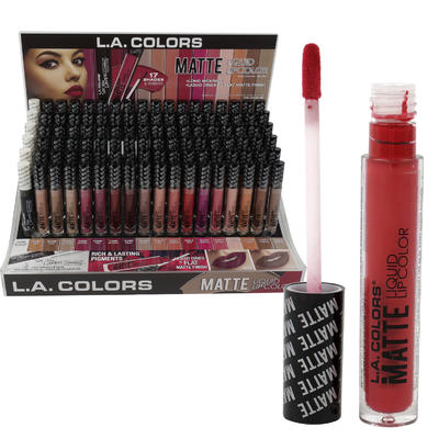 la colors matte liquid lip color - asst -- 216 per case