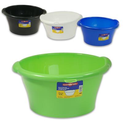 imperial plastic dishpan- assortments -- 24 per case