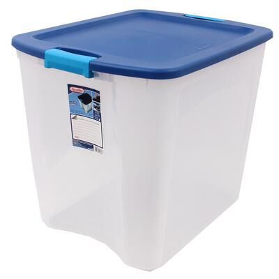 sterilite 26-gal latch and carry storage box -- 4 per case